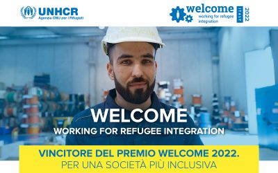 Premiati per il secondo anno consecutivo da UNHCR con il logo Welcome!